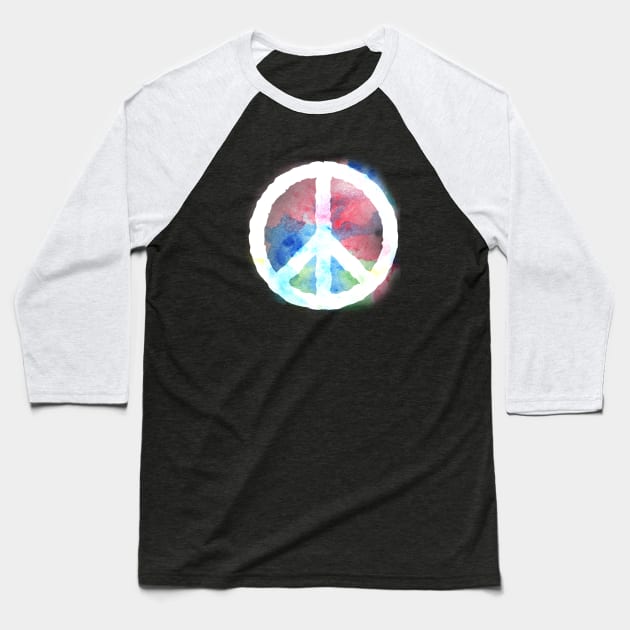 Peace Baseball T-Shirt by emma17